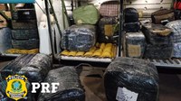 PRF apreende mais de 30 mil produtos sem nota fiscal em ônibus com destino ao Pará