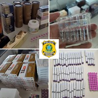 PRF apreende medicamentos e canetas de Mounjaro em esquema ilegal na BR-364