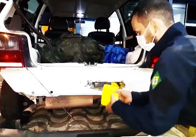 Em ação conjunta com a PF e PM-MT, PRF apreende 29 kg de cocaína em Pedra Petra-MT