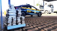 PRF apreende 49 kg de pasta base de cocaína em Rondonópolis-MT