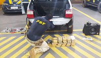 PRF apreende cocaína na cidade de Pontes e Lacerda-MT