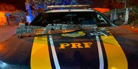PRF apreende duas espingardas e uma pistola durante fiscalização