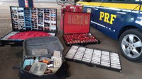 PRF apreende mercadorias sem nota fiscal em ação conjunta com o Exército