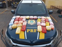PRF em Barra do Garças/MT encontra mais d 36 kg de cocaína escondida em veículo