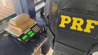 PRF realiza três apreensões de drogas em três ônibus diferentes
