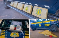 PRF apreende drogas e detém três pessoas em ações distintas nas rodovias federais de Mato Grosso