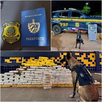 PRF apreende mais de 130 kg de drogas e detecta documento falso nas BRs 364 e 070, em Mato Grosso