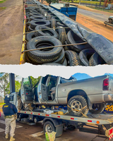 PRF apreende mais de 230 kg de drogas e 312 pneus de origem estrangeira em Rondonópolis (MT)