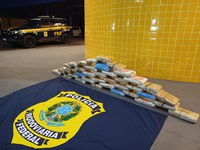 PRF apreende mais de 41 kg de maconha em Barra do Garças/MT