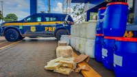 PRF apreende mais de meia tonelada na BR-364