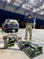 PRF apreende medicamentos controlados, anabolizantes e eletrônicos em Cuiabá