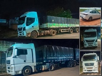 PRF e PMMT recuperam carga de soja furtada durante ação conjunta em Mato Grosso