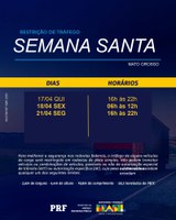 PRF lança Operação Semana Santa 2025 para reforçar a segurança nas rodovias federais de Mato Grosso