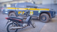 PRF recupera motocicleta furtada na BR‑163 em Sorriso (MT)