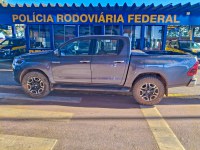 Veículo roubado é recuperado pela PRF durante fiscalização em Rondonópolis-MT