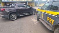 PRF recupera Fiat Toro furtada, durante fiscalização na BR 365