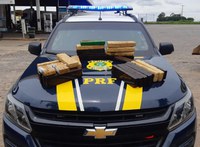 PRF apreende 25 kg de maconha dentro de bagageiro de ônibus