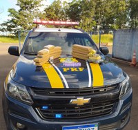 PRF apreende maconha, cocaína e crack com passageira de ônibus em Patos de Minas (MG)