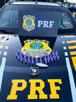 PRF apreende Cocaína e Maconha em banheiro de ônibus na BR 365 em Patos de Minas (MG)