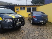 Em Teófilo Otoni (MG), PRF recupera veículo furtado