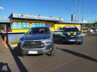 Em Uberaba (MG), PRF recupera veículo furtado há três dias na capital mineira