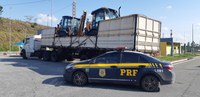 PRF recupera um semirreboque e duas retroescavadeiras furtadas em João Monlevade (MG)