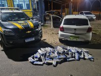 Após tentativa de fuga, PRF apreende cerca de 152 quilos de maconha e prende 2 homens em Araguari (MG)