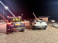 Fiat Strada furtada em Contagem (MG) é recuperada pela PRF na BR 251 em MG