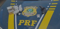PRF apreende drogas, arma de fogo e mercadorias estrangeiras na Fernão Dias