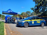 PRF realiza Comando de Saúde voltado aos motoristas profissionais em Minas Gerais