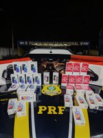 Celulares sem documentação fiscal são apreendidos pela PRF na BR 365 em Patos de Minas (MG)