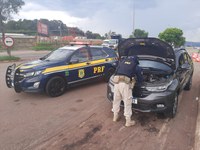 Fiat Strada furtada em BH (MG) é recuperada na BR 262 em Juatuba (MG)