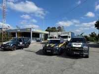 PRF apreende diversas mercadorias sem documentação fiscal na BR 381 em Perdões (MG) e Lavras (MG)