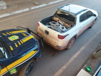 PRF apreende veículo transportando 368,1 kg de fios de cobre na BR-040