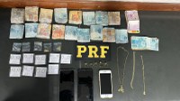 PRF prende homem com maconha, joias e dinheiro na Fernão Dias