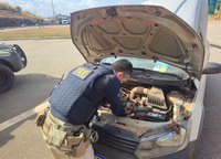 VW Saveiro furtada em BH (MG) é recuperada pela PRF na BR 381 em Betim (MG)