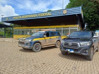 Hillux com queixa de furto/roubo é recuperada pela PRF na BR 251 em Montes Claros (MG)