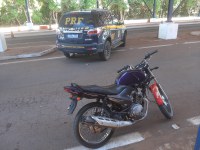 PRF prende homem com motocicleta adulterada na BR-040, em Paracatu (MG)