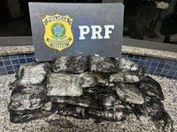 PRF apreende Maconha dentro de pneus na BR 262 em Betim (MG)