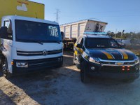 PRF recupera veículo de carga roubado em Betim (MG)