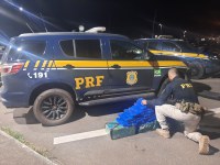 PRF apreende 106 kg de maconha em Juatuba/MG