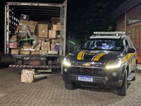 PRF recupera carga roubada e prende homem em Montes Claros/MG