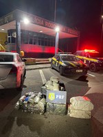 PRF apreende cerca de 150 kg de drogas em abordagem na BR-381, em Betim (MG)