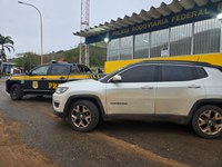 PRF apreende Jeep Compass clonado e prende condutor na BR-262, em Rio Casca (MG)