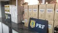 PRF apreende medicamentos proibidos pela ANVISA, anabolizantes, vinho, cosméticos e eletrônicos na BR-381, em Itatiaiuçu (MG)