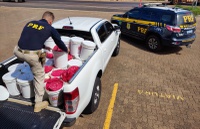 PRF apreende cerca de 240 kg de agrotóxico irregular e constata falsificação de selo público em Uberlândia/MG