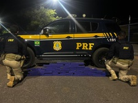 PRF e PMMG apreendem cerca de 50 kg de maconha na BR-365, em Patos de Minas (MG)