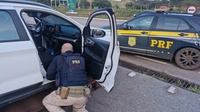PRF recupera veículo roubado e prende condutor na BR-381, em Betim (MG)