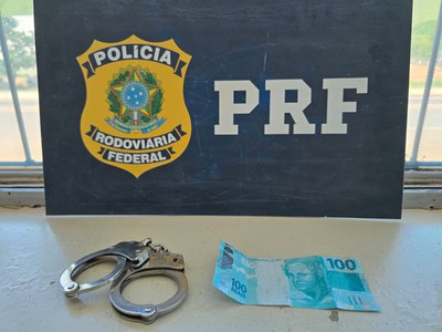 Cédula falsa de R$ 100,00 foi utilizada em pagamento na BR 262