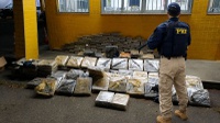 PRF apreende aproximadamente 500 kg de Maconha em carreta, durante a Operação Cerco Fechado, na BR-262, em Abre Campo (MG)